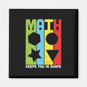 Math Teacher Math Behållor dig i form Magnet