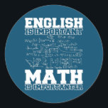 Math Teacher Math Laching Mathematics Math Runt Klistermärke<br><div class="desc">Math Teacher Math Lär Mathematics Math Student Gift. Perfekt-gåva till pappa,  mamma,  pappa,  manar,  kvinnor,  vänner och familjemedlemmar på Thanksgiving Dag,  juldag,  Mors dag,  Fars dag,  4 juli,  1776 Oberoende dag,  veterandagen,  Halloween D,  Patrick's Day</div>