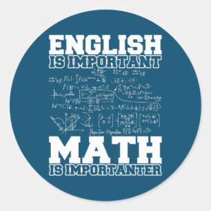 Math Teacher Math Laching Mathematics Math Runt Klistermärke