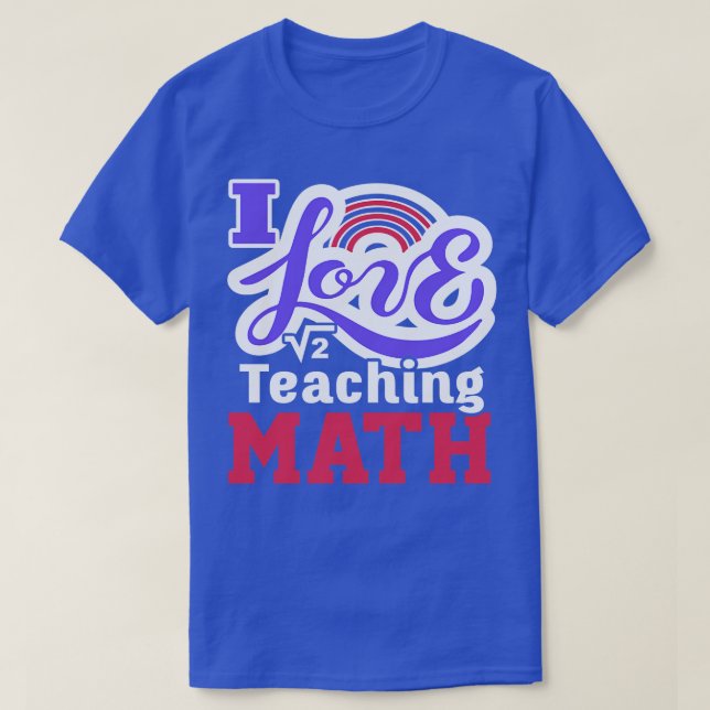 Math Teacher Math Teacher1 T Shirt (Design framsida)