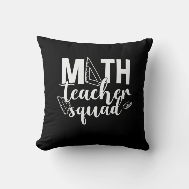 Math Teacher Math Teacher Squad Kudde (Framsida)