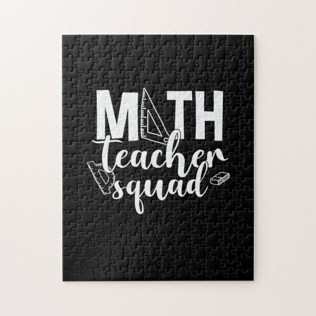 Math Teacher Math Teacher Squad Pussel (Vertikal)