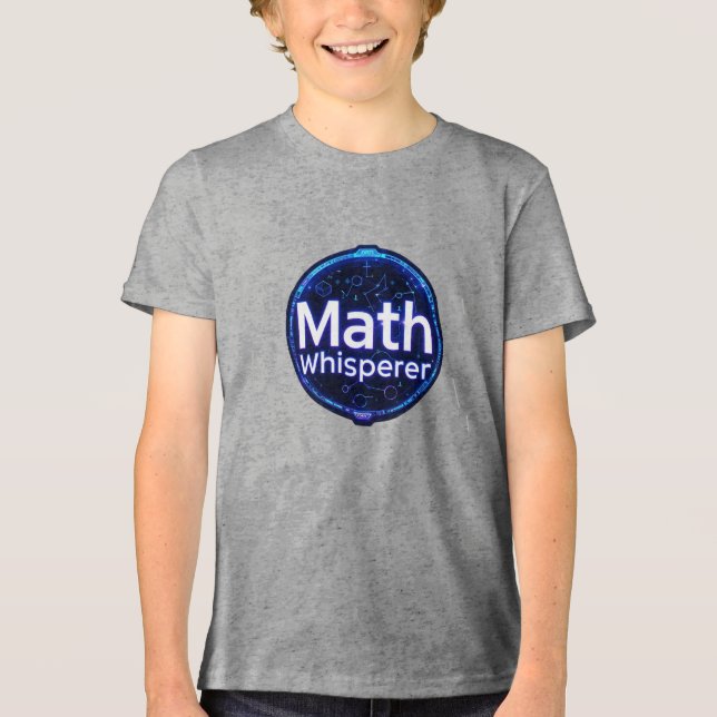 Math Teacher Math Whisperer T Shirt (Framsida)