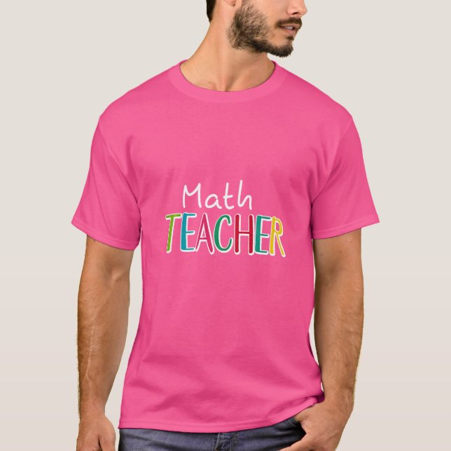 Math Teacher Mathematician Algebra Calculus Trigon T Shirt (Framsida)