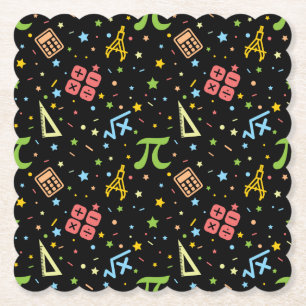 Math Teacher - Mathematics Data Geek Symbols Underlägg Papper