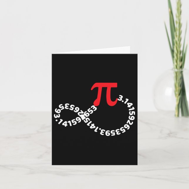 Math Teacher Mathematics Pi Symbol Pi Lycklig Pi D Kort (Framsida)