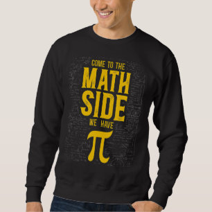Math Teacher Nerd Student Pi Day Kom till Math Lång Ärmad Tröja