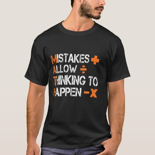 Math Teacher Nerdy Math Physics Joke Pun Math Funn T Shirt (Framsida)