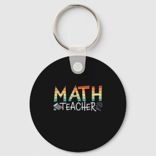 Math Teacher Nyckelring