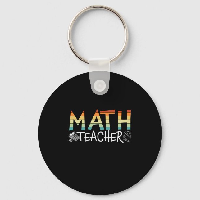 Math Teacher Nyckelring (Framsida)