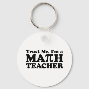 Math Teacher Nyckelring