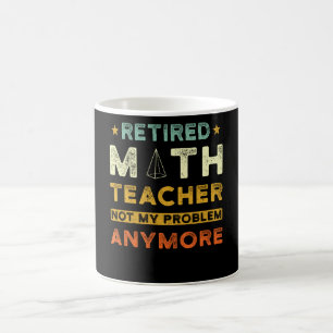 Math Teacher Pension Gift Kaffemugg