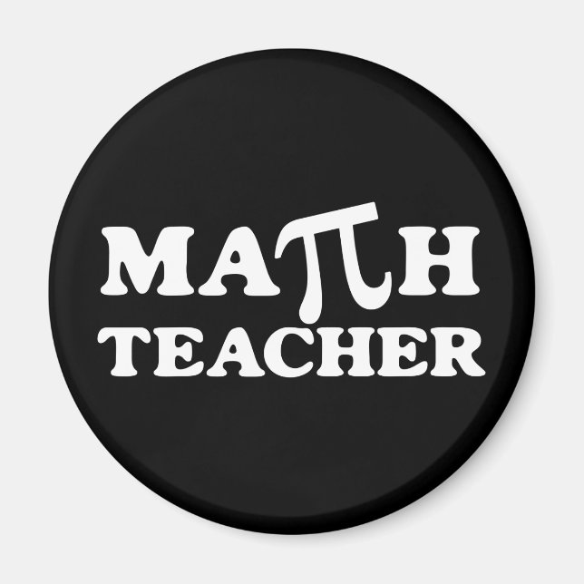 Math Teacher PI Magnet (Framsidan)
