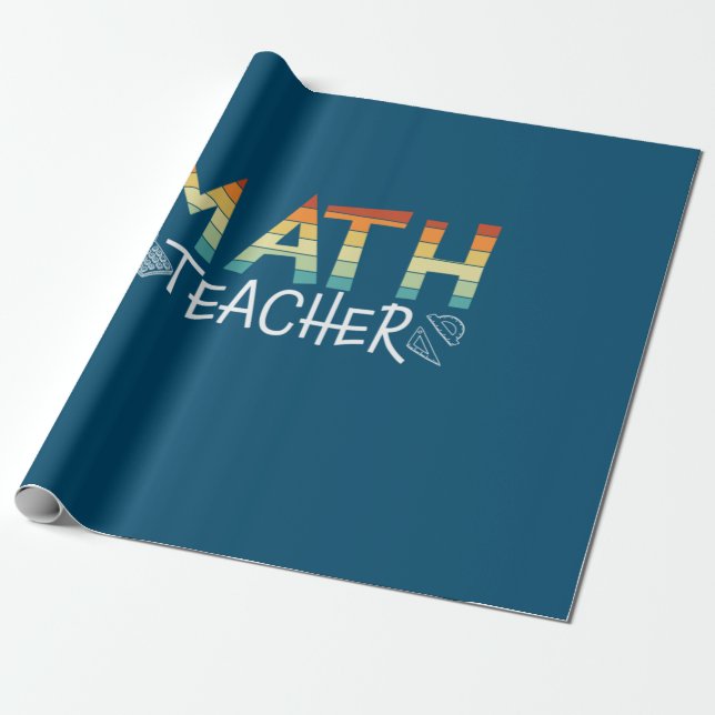 Math Teacher Presentpapper (Utrullad)