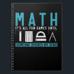 Math Teacher Pun Mathematics Joke Anteckningsbok<br><div class="desc">Math Teacher Pun Mathematics Joke. Math Pun Funny Science Humor.</div>