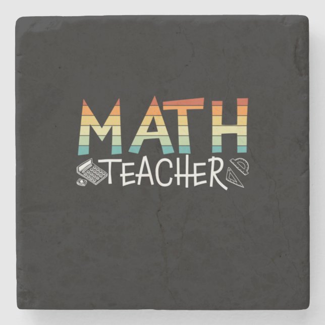 Math Teacher Stenunderlägg (Framsidan)