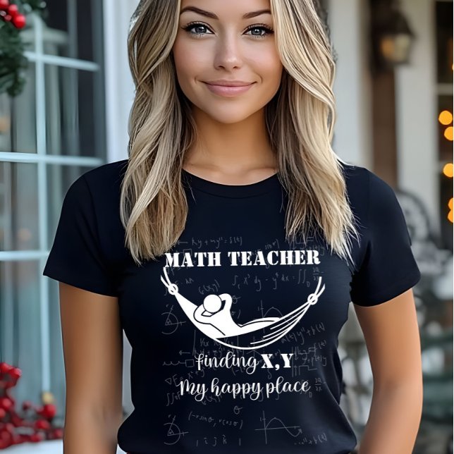 Math Teacher T Shirt (Skapare uppladdad)