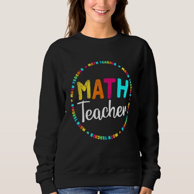 Math Teacher Tee Mathematical Nerd Geeky (Framsida)