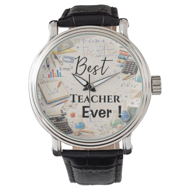 Math Teacher Thank You Gifts | End of School Year Armbandsur (Framsida)