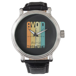 Math Teacher Undvik negativ aktivitet Armbandsur