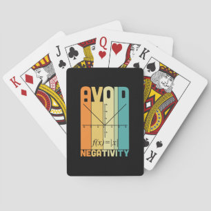 Math Teacher Undvik negativ aktivitet Casinokort