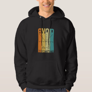 Math Teacher Undvik negativ aktivitet Hoodie