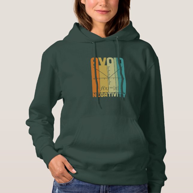 Math Teacher Undvik negativ aktivitet T Shirt (Framsida)
