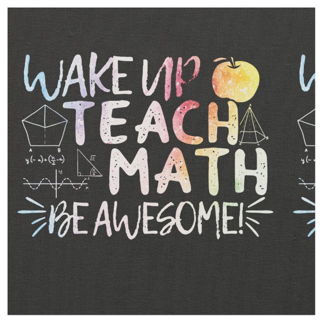 Math Teacher-uppskattning - Var Fantastisk Tyg (Närbild)