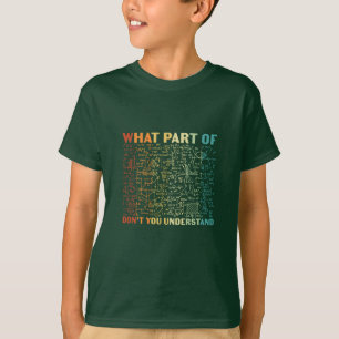 Math Teacher vilken del av matematik T Shirt