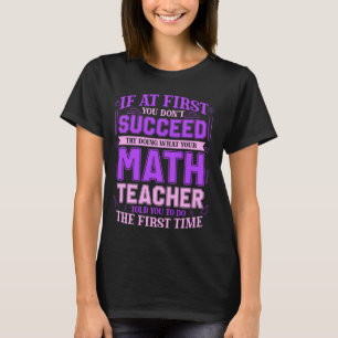 Math Teacher Women T Shirt