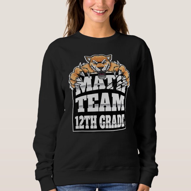 Math Team Teacher 12:e Klass Studenter Jaguars Pan T Shirt (Framsida)