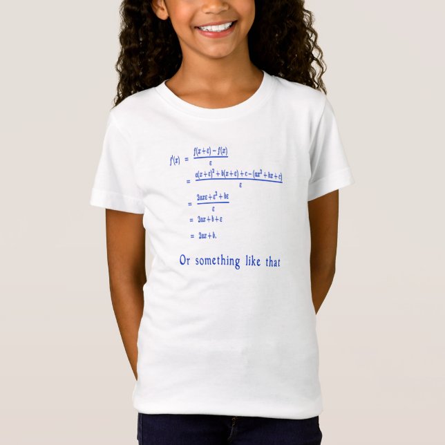 Math Tee Shirt (Framsida)