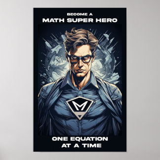 Math Toppen Hero Classroom Poster