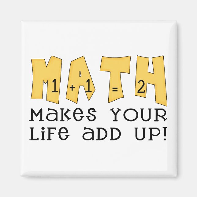 Math Tshirts och Gifts Magnet (Framsidan)