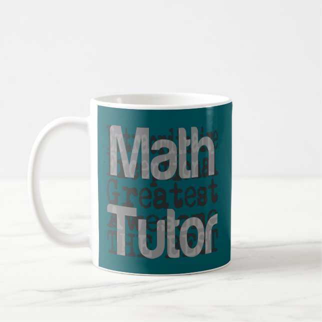 Math Tutor Extraordinaire Kaffemugg (Vänster)