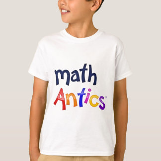 Math utför upptåg färgrika logotypT-tröja Tee