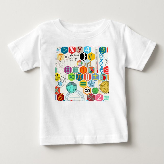 Math (vit) t shirt (Framsida)