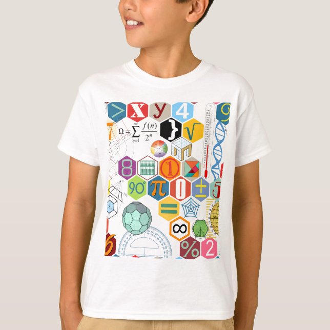 Math (vit) t-shirt (Framsida)