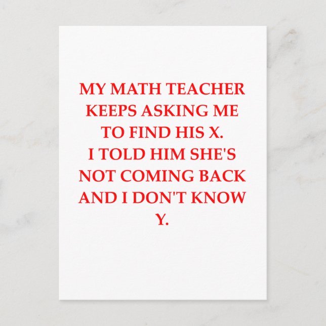 MATH VYKORT (Framsida)