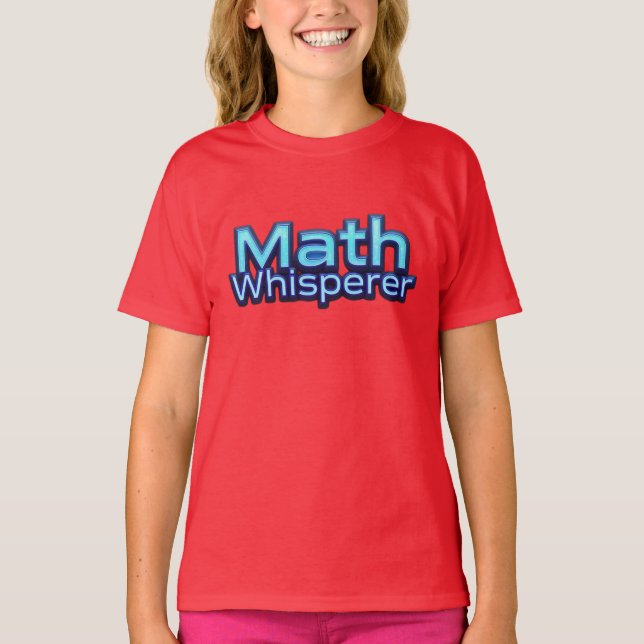 Math Whispere T Shirt (Framsida)