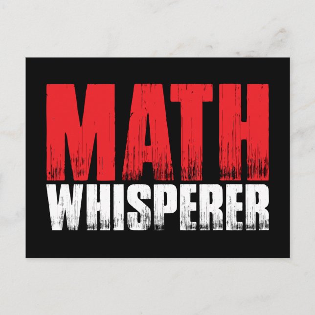 Math Whisperer Postcards Vykort (Framsida)