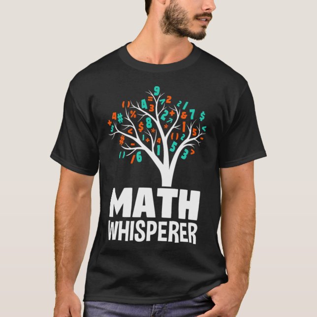 Math Whisperer ranch gallop T Shirt (Framsida)