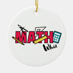Math Whiz Julgransprydnad Keramik