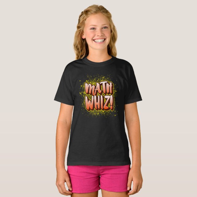 MATH WHIZ! T SHIRT (Hel framsida)