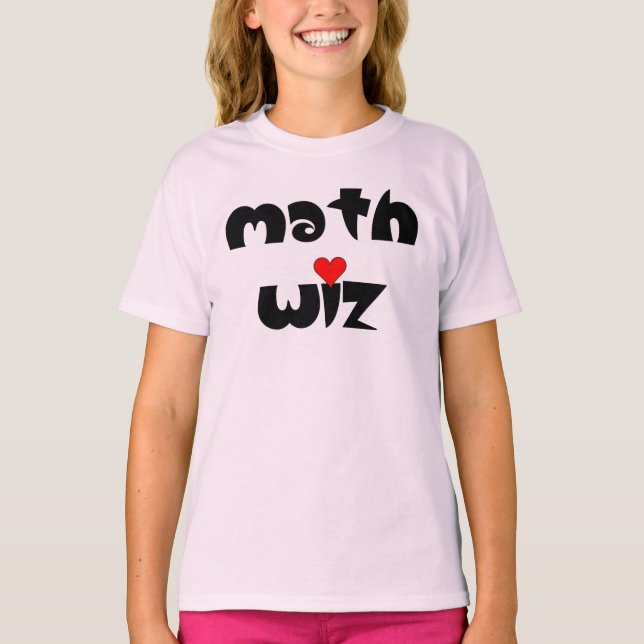 Math Wiz T Shirt (Framsida)