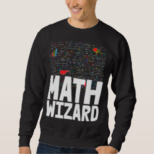 Math Wizard Småbarn Mathletics Birthday Lång Ärmad Tröja