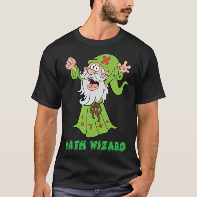 Math Wizard TV-serie ord T Shirt (Framsida)
