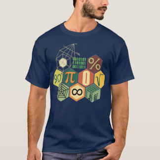 Math Yester Färg T Shirt