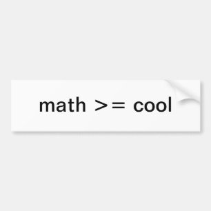 Mathälskare bildekal