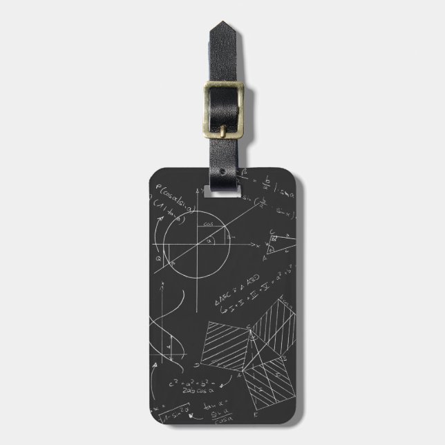 Mathblackboard Bagagebricka (Vertikal Framsida)